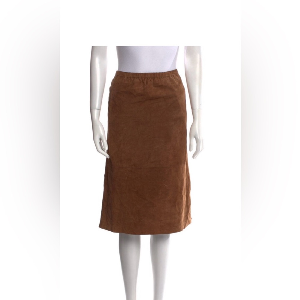 Michael Kors Brown Suede Skirt
